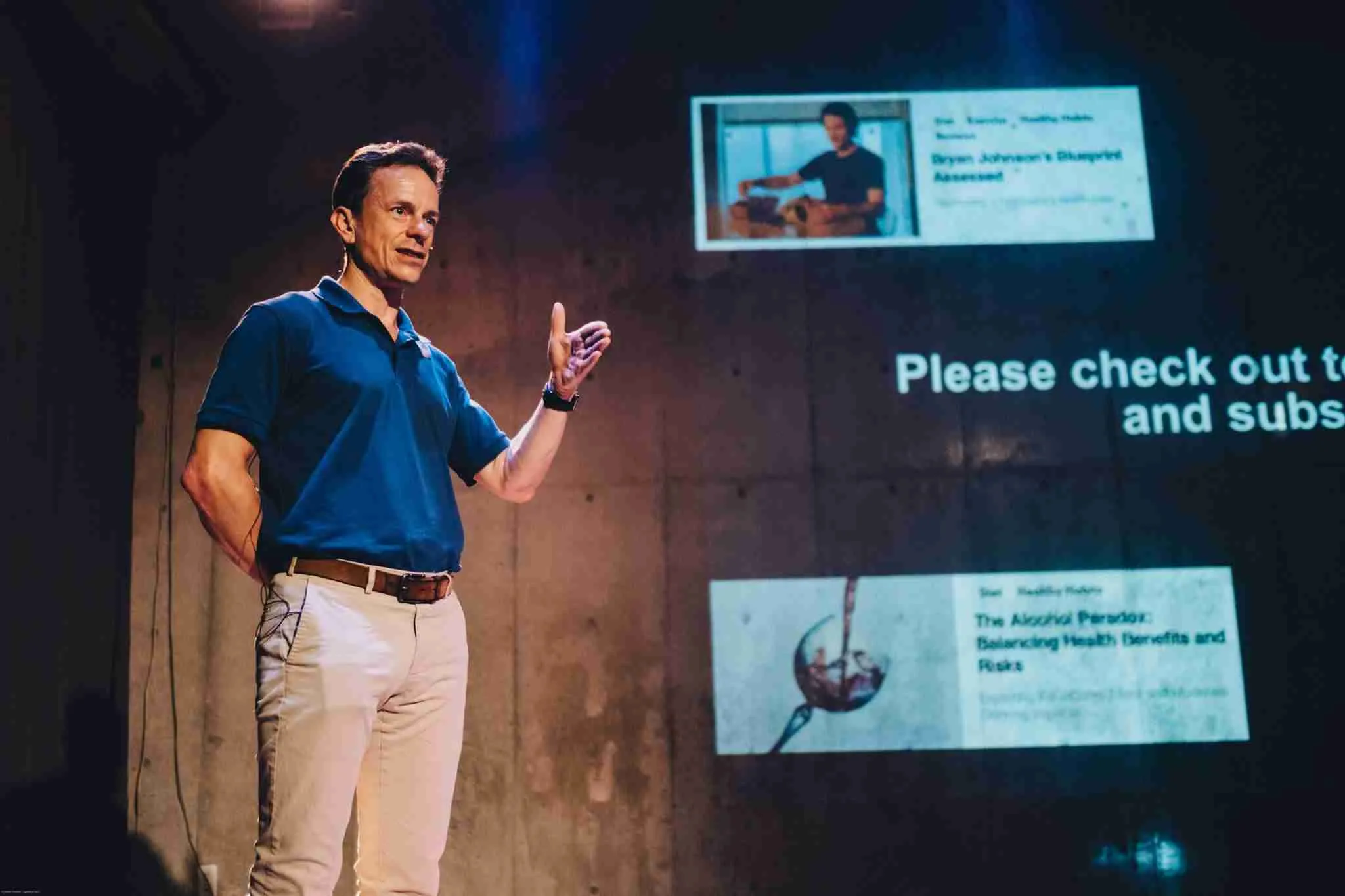 Crissman speaking at an event